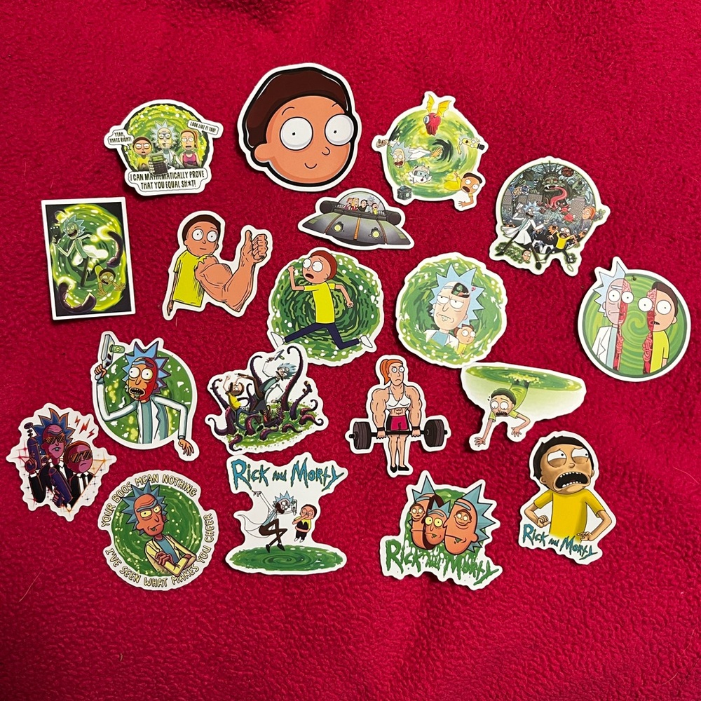 Rick & Morty stickers